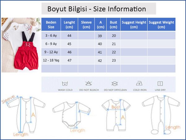 Puantiyeli Fiyonklu Kız Bebek Tulum Salopet Takım
