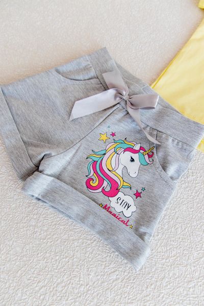 Unicorn Kız Çocuk Yazlık Takım