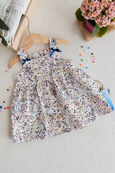 Askılı Bebek Penye Elbise Kız çocuk Askılı Penye Elbise BEJ - 2 Yaş