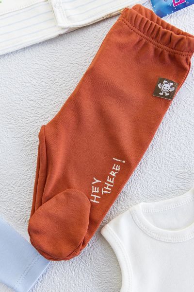 Erkek Bebek 8'li Bebek Hastane Çıkışı Zıbın Seti