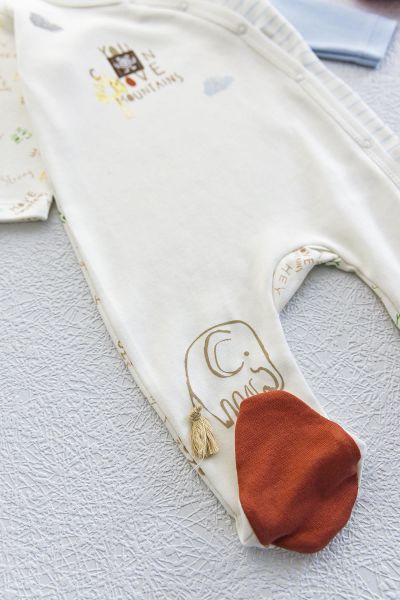 Erkek Bebek 8'li Bebek Hastane Çıkışı Zıbın Seti