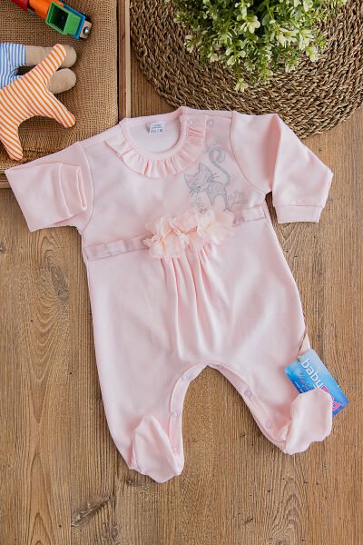 Pembe Tüllü Kız Bebek Tulum