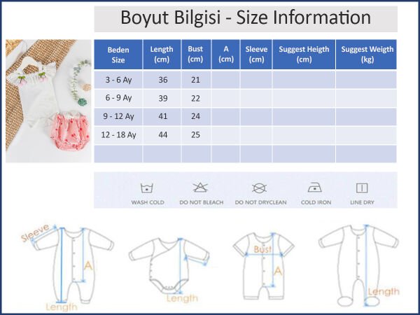 Kiraz Desenli Güpürlü Kız Bebek Tulum Takım