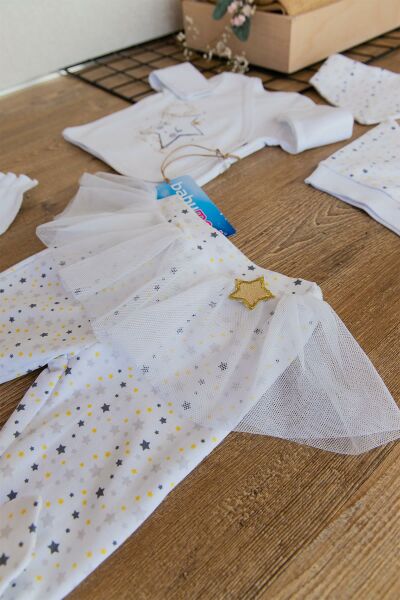 Little Starts Uyku Meleği Temalı Bebek Hastane Çıkışı Bebek Takımı