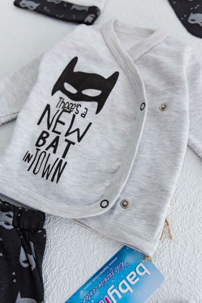 Batman Figürlü 5'li Ekonomik Erkek Bebek Hastane Çıkışı