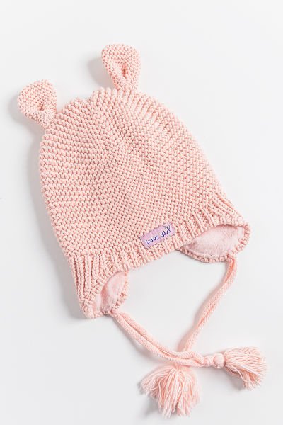 Baby Girl Kulaklıklı 1-4 Yaş Kız Çocuk Bere SOMON - 1-4 Yaş