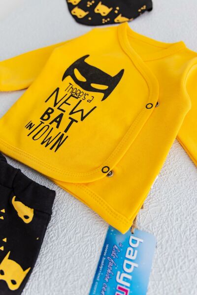 Batman Figürlü 5'li Ekonomik Erkek Bebek Hastane Çıkışı