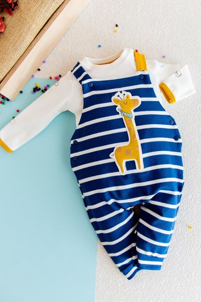 Erkek Bebek Tulum Salopet Takım Baby's Sets