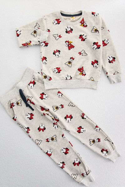 Kız Çocuk Minnie Mouse Pijama Takımı