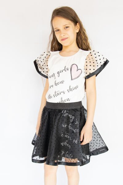 Kız Çocuk Etekli Takım