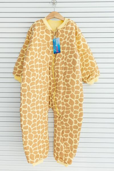 Leopar Desenli Bebek Uyku Tulumu