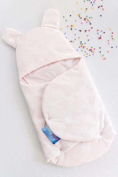 Mickey Desenli Welsoft Kız Bebek Kundağı