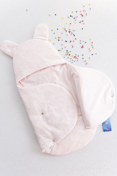 Mickey Desenli Welsoft Kız Bebek Kundağı