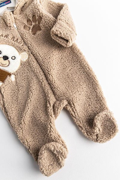 Ayıcık Figürlü Peluş Bebek Tulum
