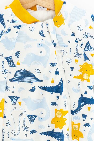 Dino Figürlü Erkek Bebek Uyku Tulumu