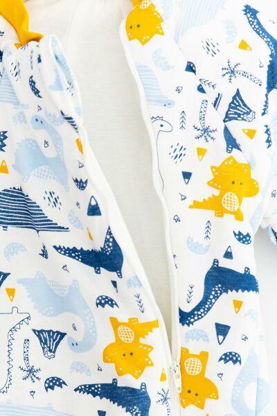 Dino Figürlü Erkek Bebek Uyku Tulumu