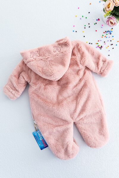 Çiçek Nakışlı Welsoft Peluş Astronot Bebek Tulum