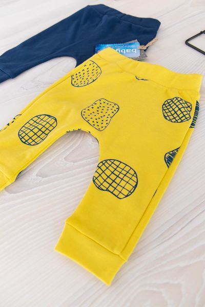 İkili Erkek Bebek Tek Alt Pantolon