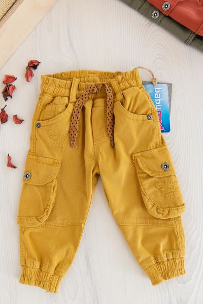 Erkek Bebek Kargo Bebek Pantolon