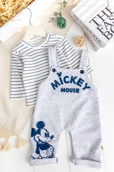 Erkek Bebek Tulum Salopet Takım 2'li