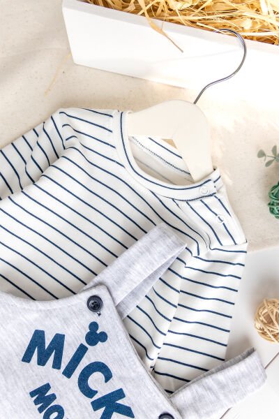 Erkek Bebek Tulum Salopet Takım 2'li