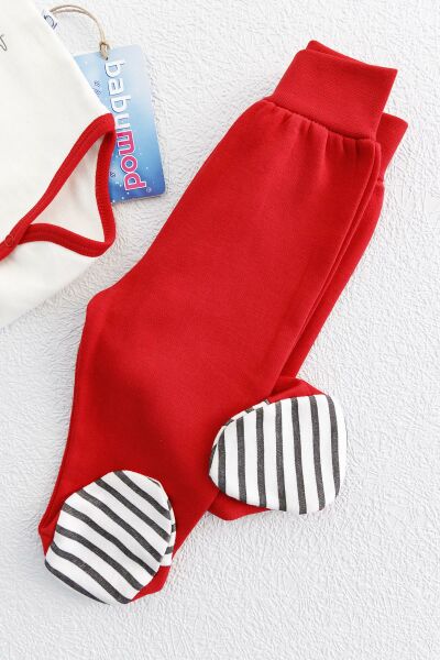 Elma Temalı Üçlü Bebek Takımı Zıbın Seti