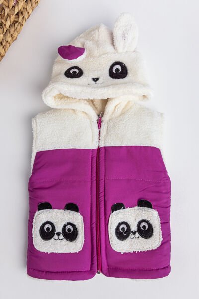Panda Figürlü Welsoft Kız Çocuk Şişme Yelek