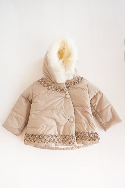 Dilem İnci İşleme Kız Bebek Mont