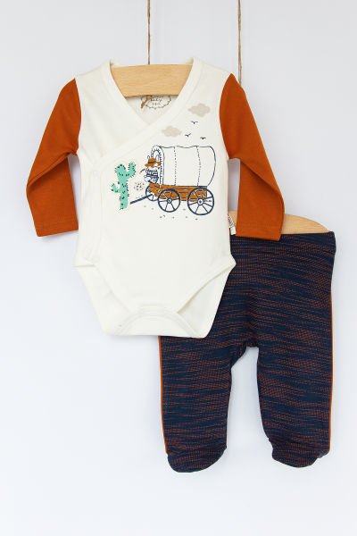 Çıt Çıtlı Body 2'li Bebek Takım Layette