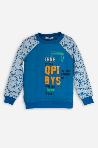 Acar Yazılı Erkek Çocuk Sweatshırt