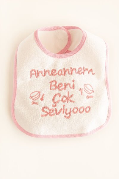 Bebek Önlüğü Anneannem Beni Seviyo Yazılı