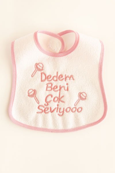 Bebek Önlüğü Dedem Beni Seviyo Yazılı