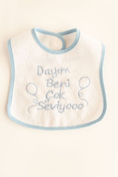 Bebek Önlüğü Dayım Beni Seviyo Yazılı