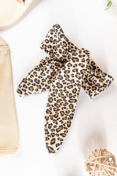 Leopar Baskılı 5 Parça Kız Bebek Hastane Çıkışı Bebek Takımı