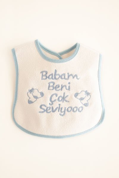 Bebek Önlüğü Babam Beni Seviyo Yazılı