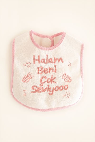 Bebek Önlüğü Halam Beni Seviyo Yazılı