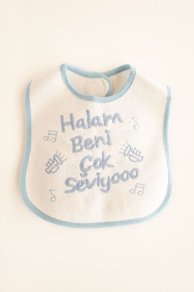 Bebek Önlüğü Halam Beni Seviyo Yazılı