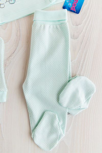 Kendinden Eldivenli Patikli 3'lü Bebek Takım