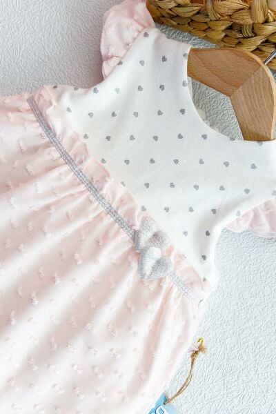 Kalpli Yazlık Kısa Kollu Bebek Elbise