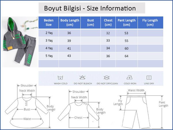 Kapüşonlu Çizgi Şeritli Erkek Çocuk Eşofman Takımı