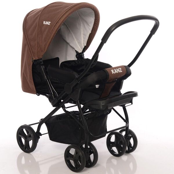 Kanz Rainer Çift Yönlü Bebek Arabası Kahverengi