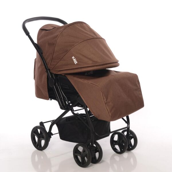 Kanz Rainer Çift Yönlü Bebek Arabası Kahverengi