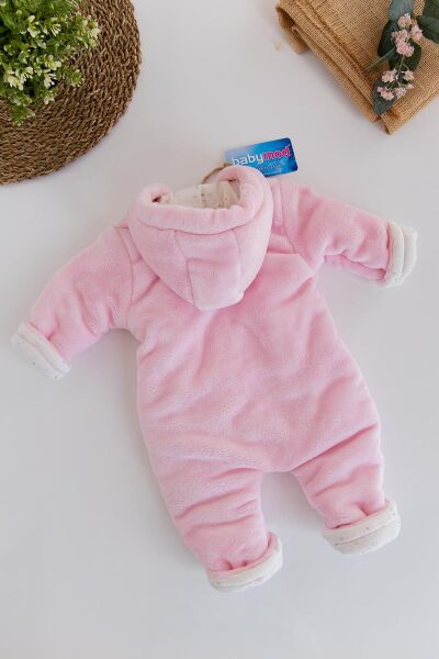 Figürlü Welsoft Pembe Peluş Astronot Kız Bebek Tulum