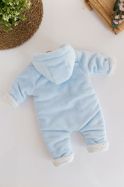 Figürlü Welsoft Mavi Peluş Astronot Erkek Bebek Tulum