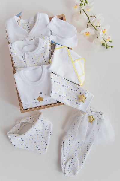 Little Starts Uyku Meleği Temalı 9 Parça Bebek Hastane Çıkışı