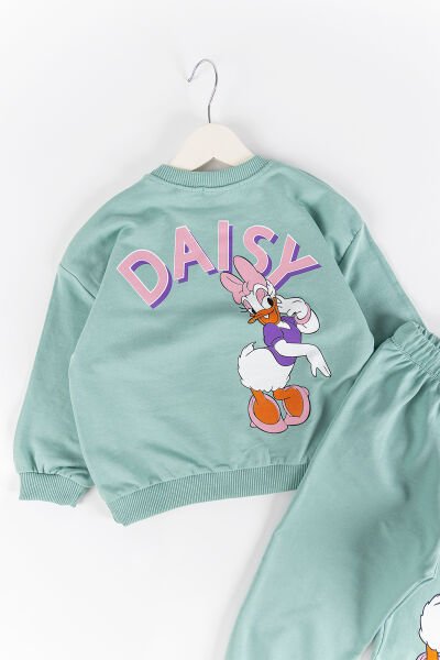 Orijinal Marka Figürlü Kız Çocuk Eşofman Takımı