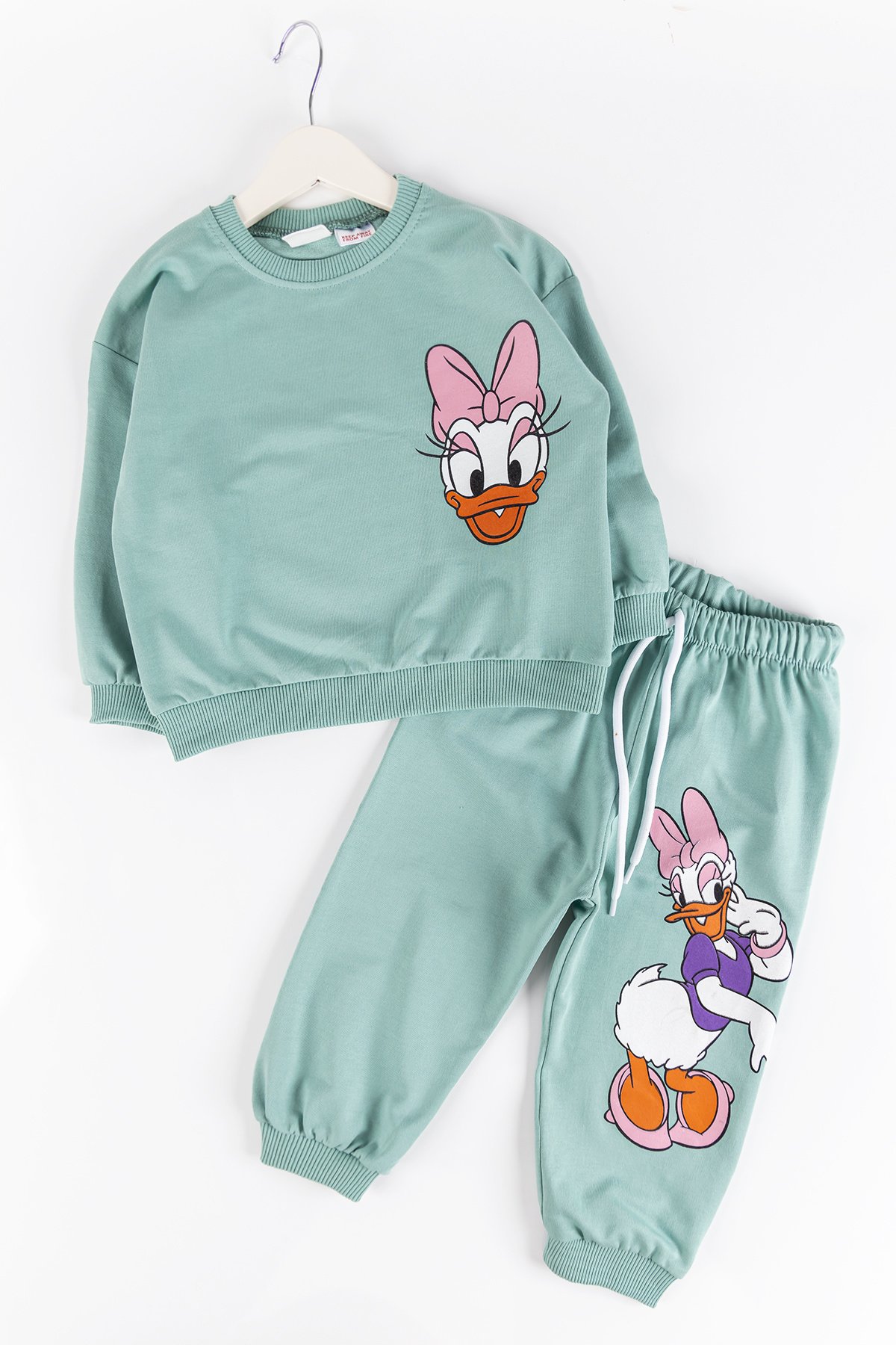 Orijinal Marka Figürlü Kız Çocuk Eşofman Takımı