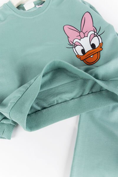 Orijinal Marka Figürlü Kız Çocuk Eşofman Takımı