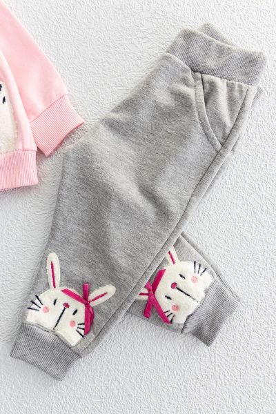 Pretty Rabbit Kız Bebek İkili Bebek Takımı