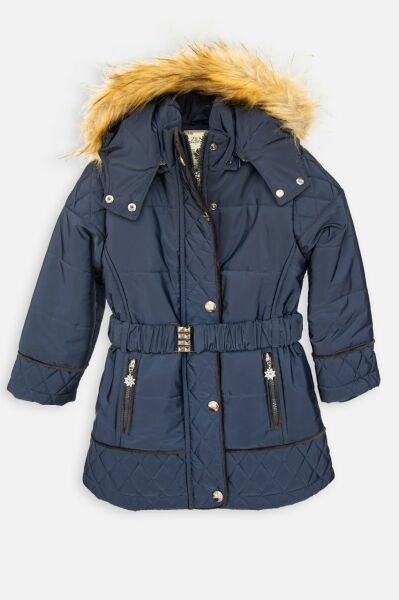 Zena Kürklü Kız Çocuk Kaban